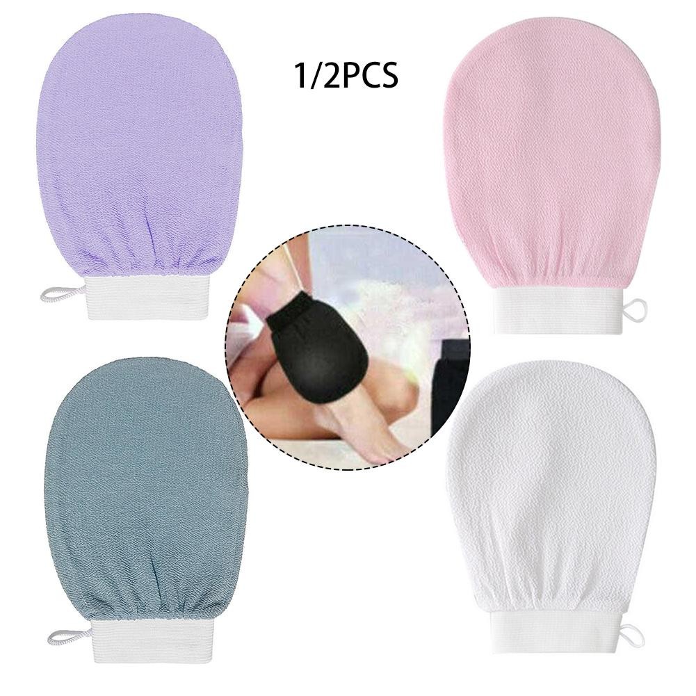 ⭐ฟิเวนสตาร์⭐/2 ชิ้น Moroccan Shower Hammam Hamam Exfoliating Glove/Mitt Bath Scrub