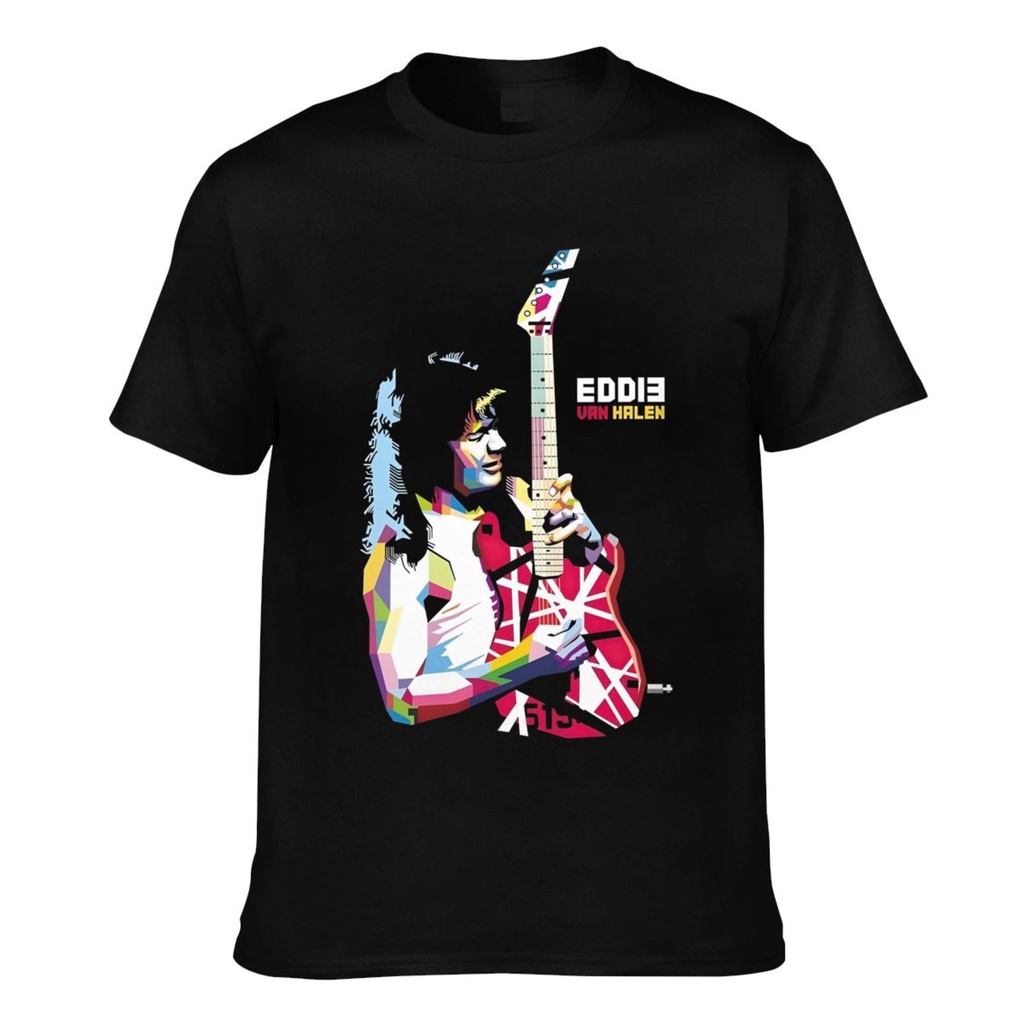 สไตล์ใหม่ Eddie Van Halen Heavy Metal Pop Good พิมพ์เสื้อยืดสําหรับ Man