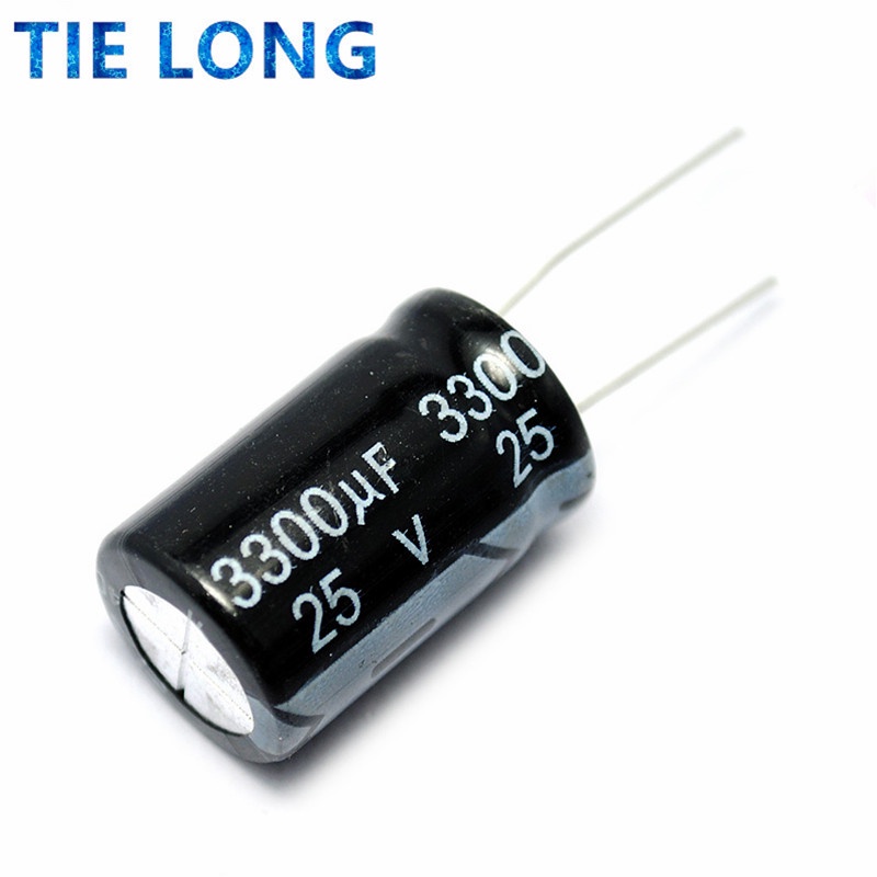 5PCS 25v3300uf 3300uf25v 16*25 25v 3300uf 16x25 Electrolytic capacitor