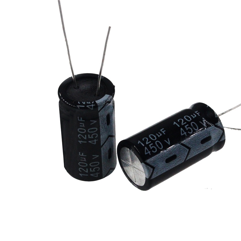 450V 33mF 47mF 68mF 82mF 100mF 120mF 150mF 220mF อลูมิเนียม Electrolytic Capacitor Radial