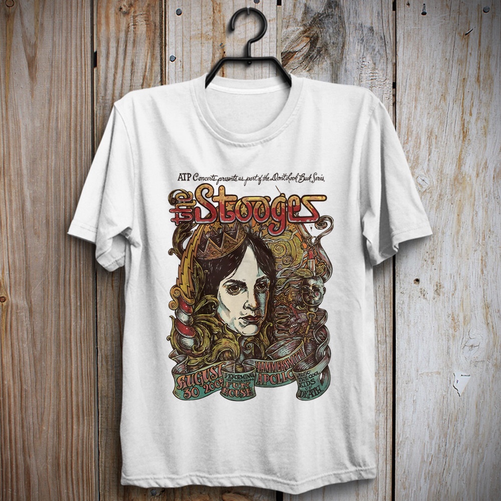 The Stooges Tops Casual Streetwear Tops Casual Streetwear She Took My Money Iggy Pop
