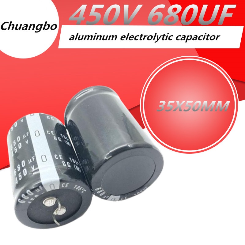 2pcs-10pcs 450V680UF Higt คุณภาพอลูมิเนียม electrolytic capacitor 680UF 450V 30*50 มม.