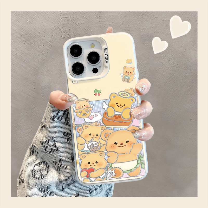 เคส Butter Bear สำหรับ Vivo Y17 Y12 Y12S Y30 Y7S Y50 Y100 S10 S10E V23E V23 V25 V27 V29 X60 X70 X80 