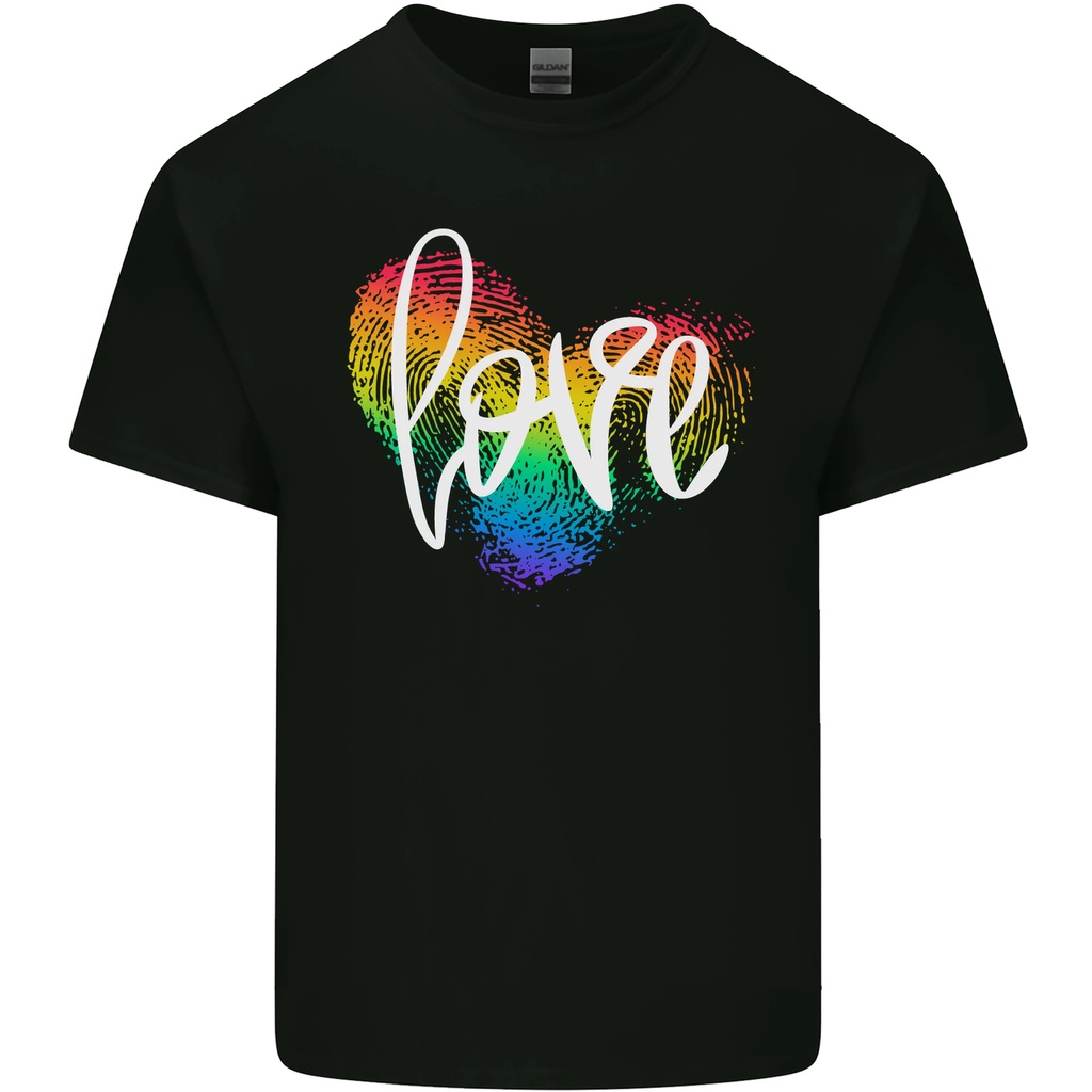 Love Gay Pride Day Awareness Mens Cotton T-Shirt