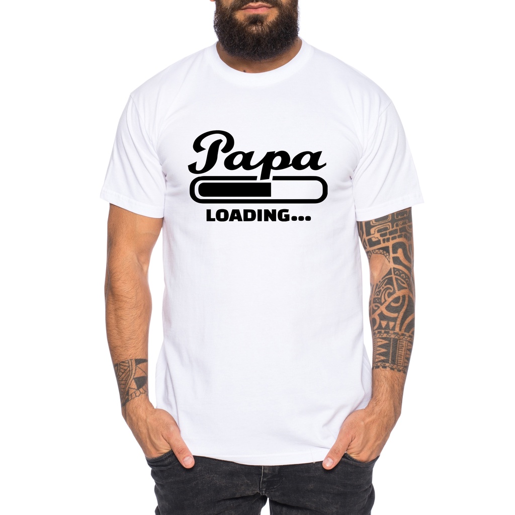 Retro Style 80s 90s Graphic Papa Loading Mens T-Shirt Cool Walt Fun Shirt