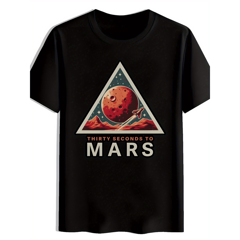 The Replacements Cool Graphic T-Shirt - Casual Summer Men’s Shirt with Thirty Seconds to Mars Design