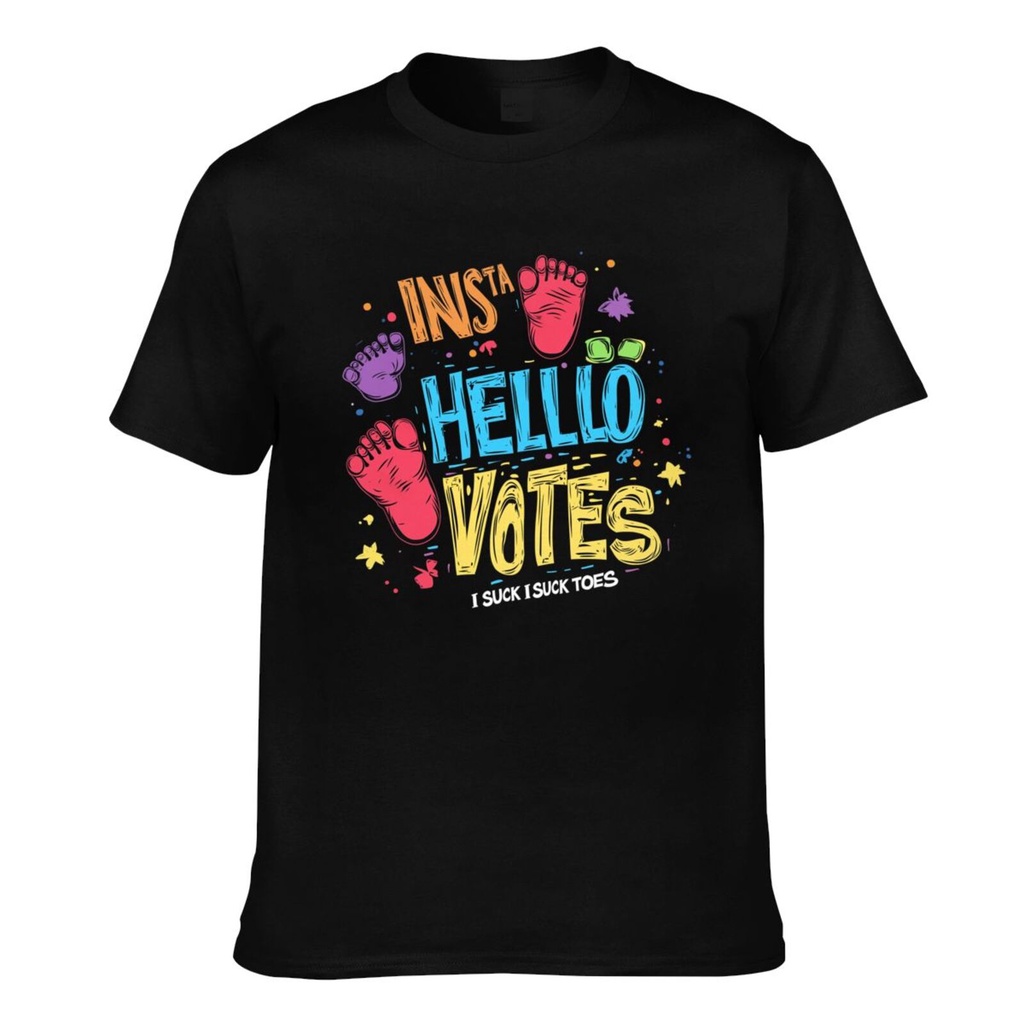 Summer Cool Inista Hello Votes Good Print Tshirt Man
