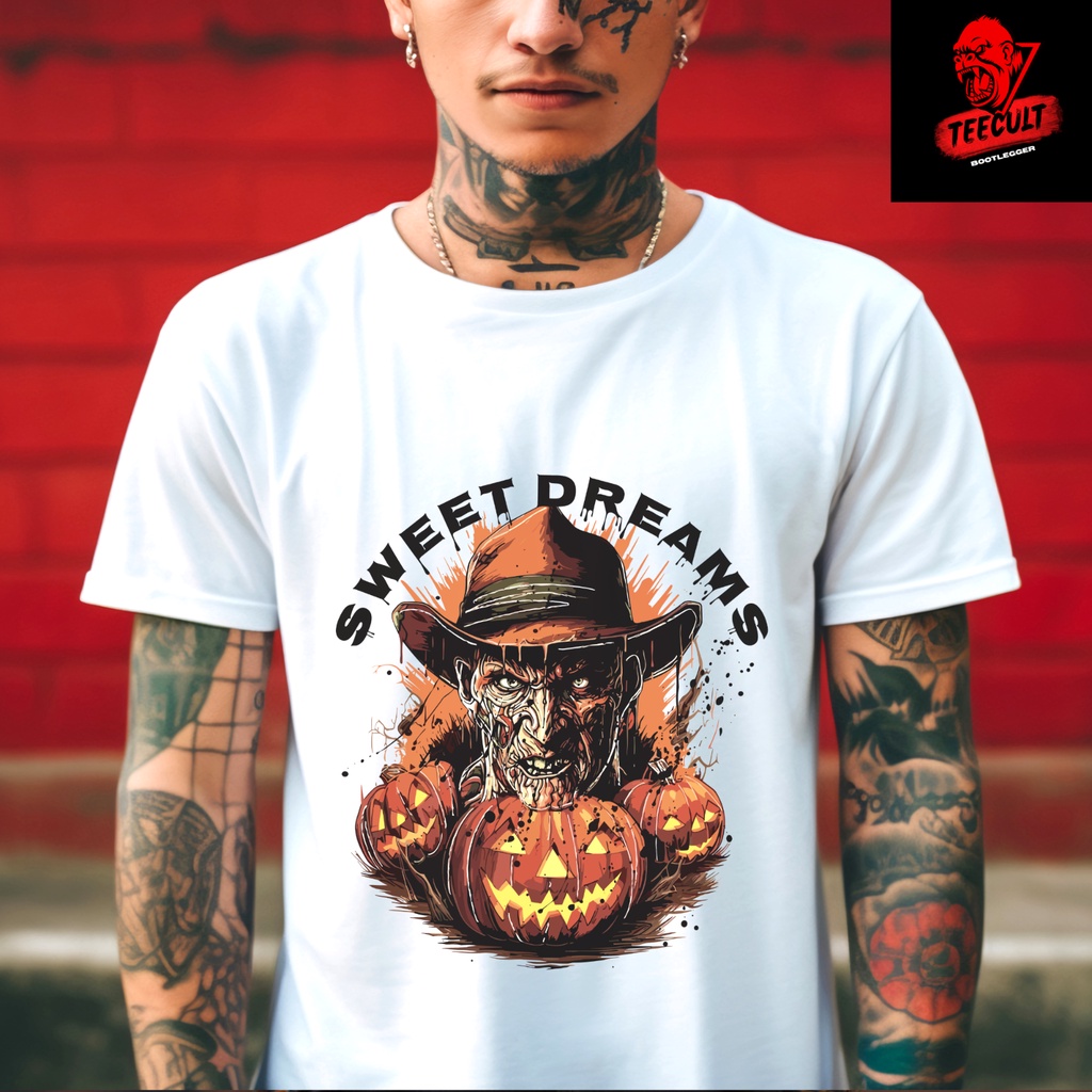 Freddy Krueger Sweet Dreams เสื้อยืด_unisex สำหรับHALLOWEEN