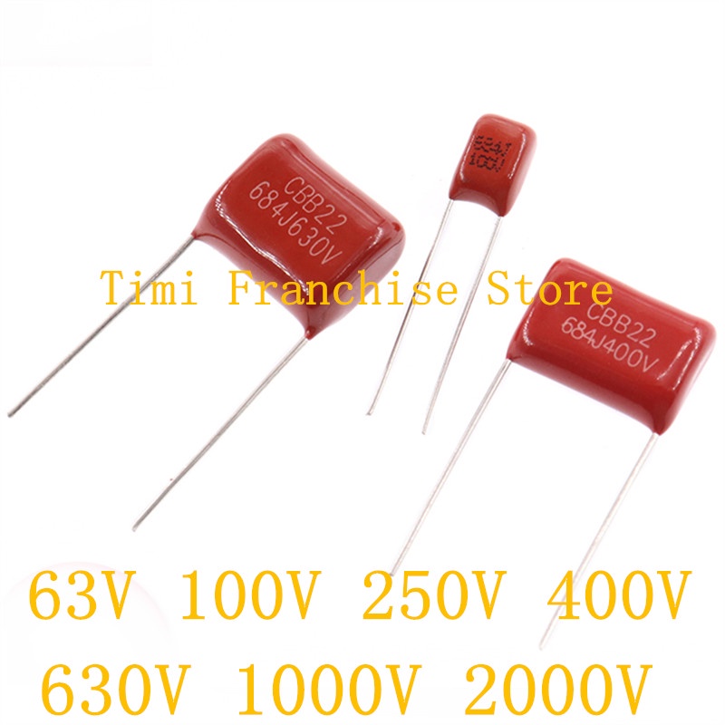 10pcs 100V 250V 400V 450V 630V 103J 223J 104J 224J 334J 473J 474J 684J 105KJ 155J 225J 335J 475J CBB
