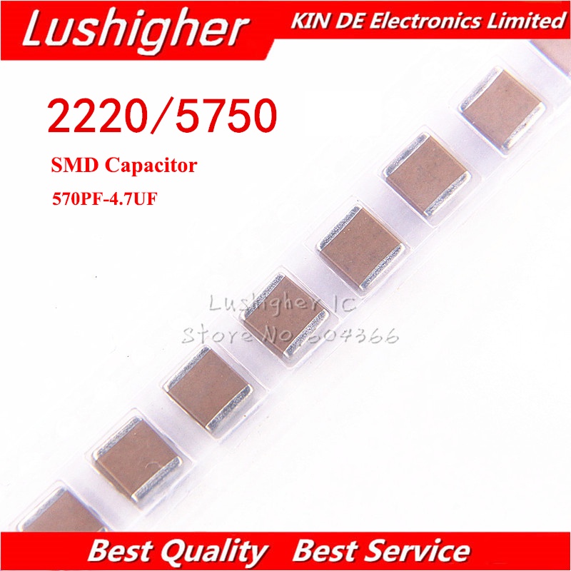 5pcs ตัวเก็บประจุ 2220 1000V 1KV X7R 10% 2200PF 4700PF 470NF 220NF 100NF 10NF 22NF 330NF 680NF 220NF