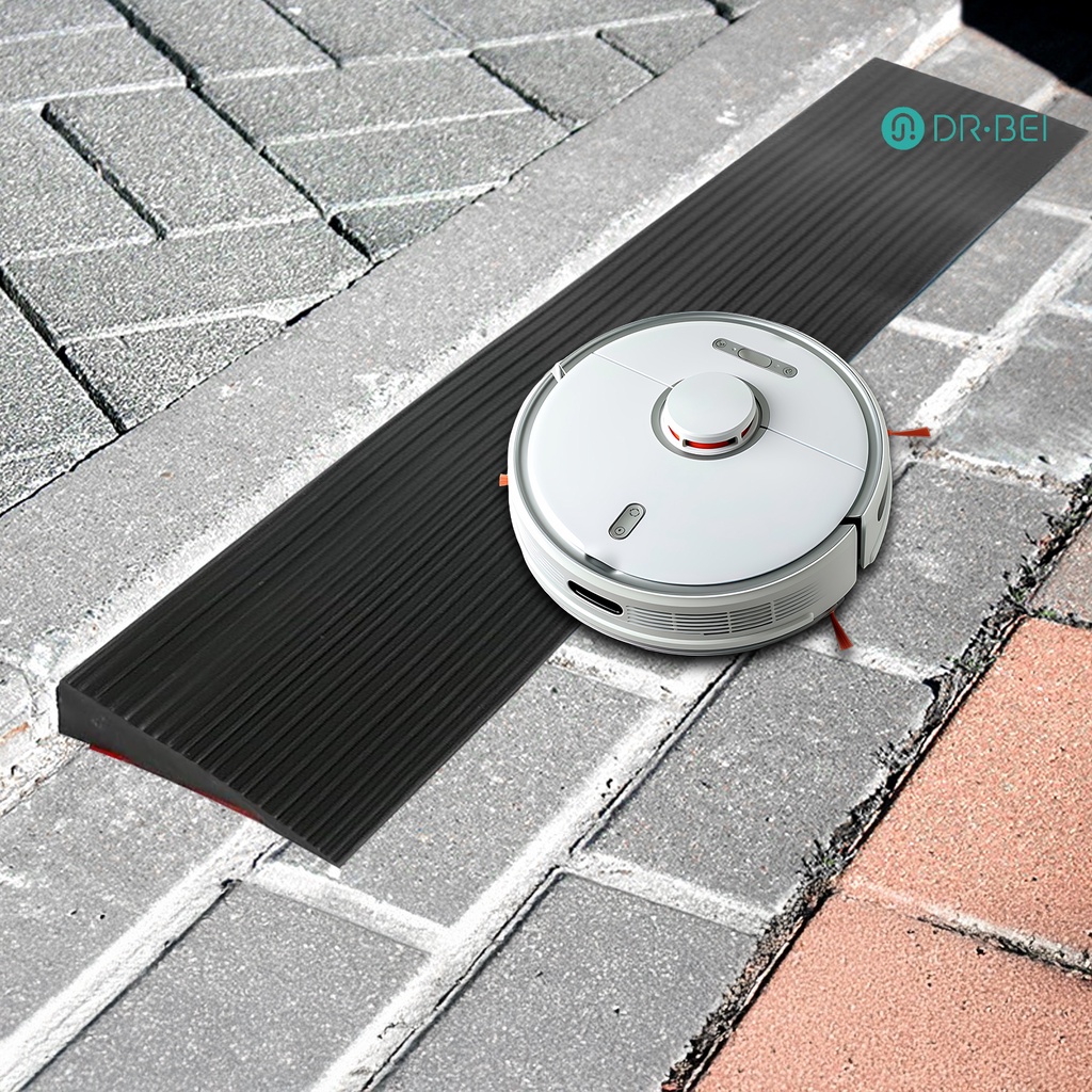 DR.BEI 1/2/3 ซม.x90 ซม.ประตูเกณฑ์ Ramp Self-กาวลื่น TPE รถเข็น Ramp Heavy Duty Home Doorways รถเข็นเด็ก Mobility สกู๊ตเตอร์ Power เก้าอี้ Ramp