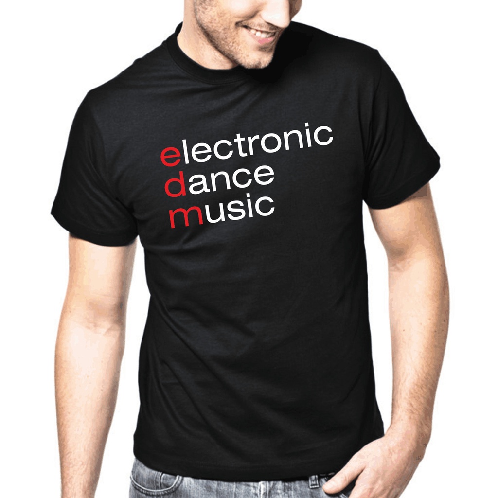 Edm Electronic Dance Music Club Dj Music Electronic House Trance เสื้อยืด