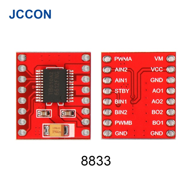TB6612 DRV8833 มอเตอร์คู่ 1A TB6612FNG TB6612FNG สําหรับ Arduino Microcontroller ดีกว่า L298N โมดูล
