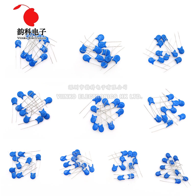 100 ชิ้น/ล็อต 2KV แรงดันไฟฟ้าเซรามิค Capacitor Assortment KIT 2KV 102K 152K 221K 222K 332K 471K 472K