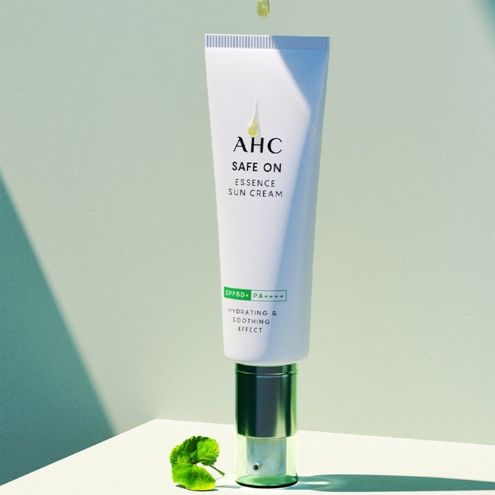 AHC SAFE ON Essence sun Cream 50ml SPF50+ PA++++ K Beauty Skincare Face Sunscreen