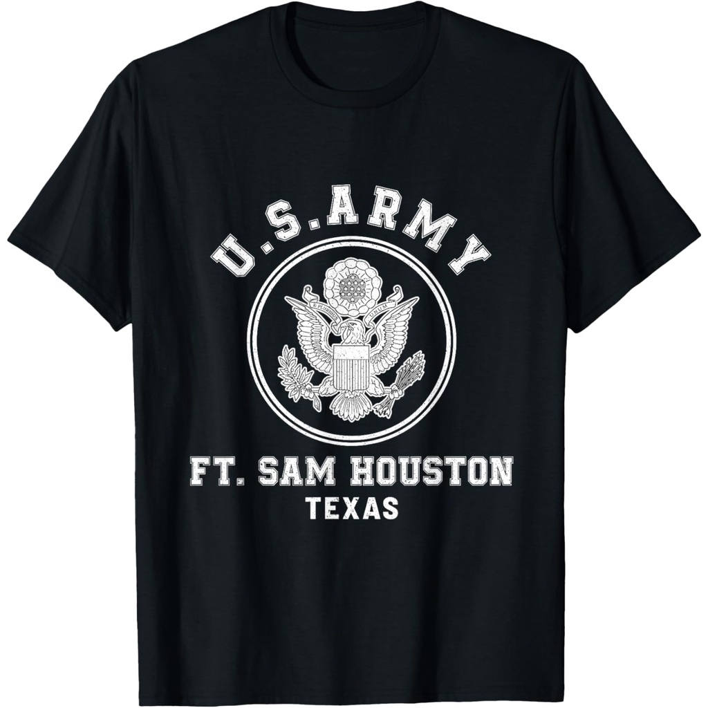 Fort Sam Houston Texas Army Base T-Shirt เสื้อยืดสำหรับผู้ชาย
