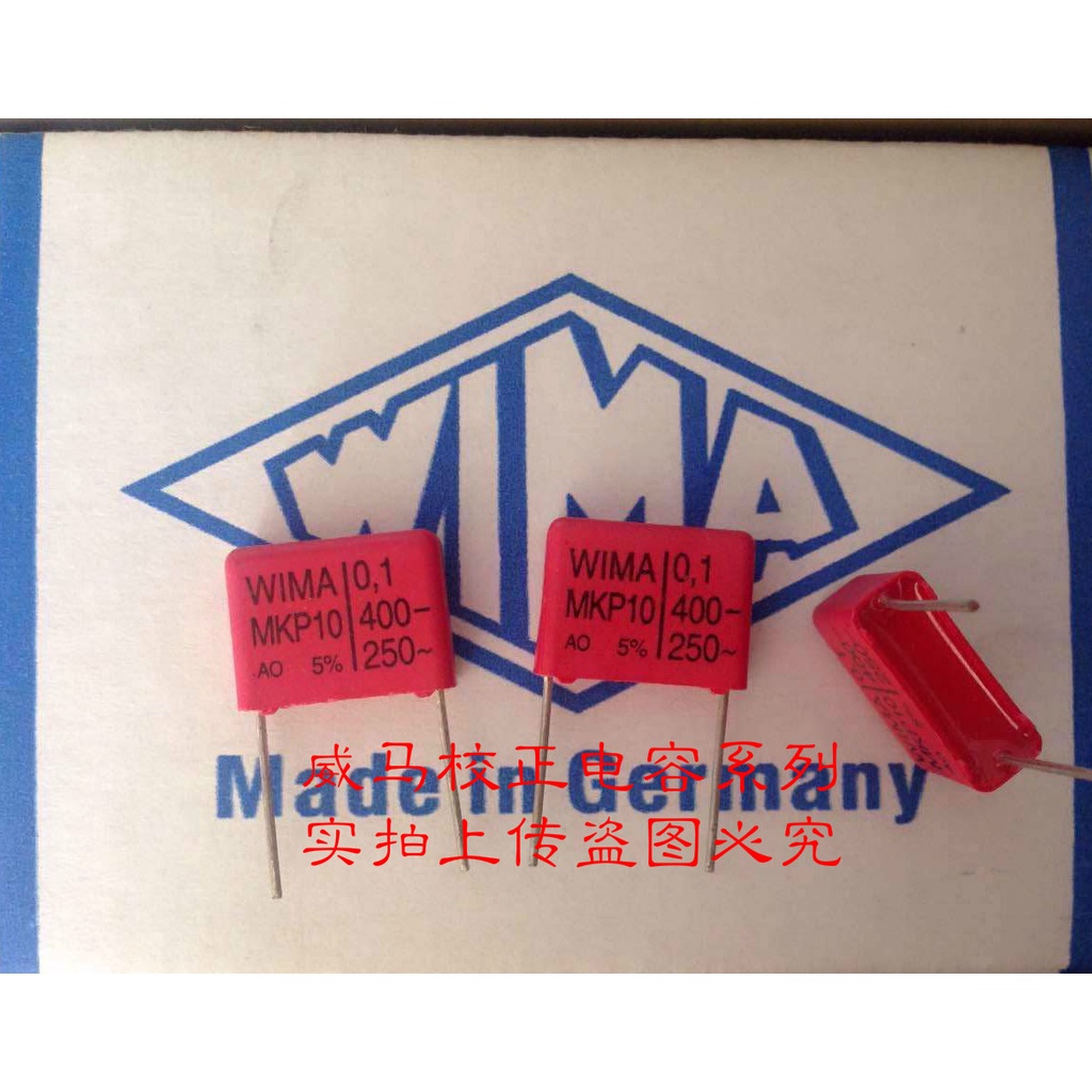 2020 10pcs/20pcs เยอรมนี WIMA MKP10 400v 0.1uf 104 400v 100NF P: 15 มม.ทองแดงฟุตตัวเก็บประจุเสียง