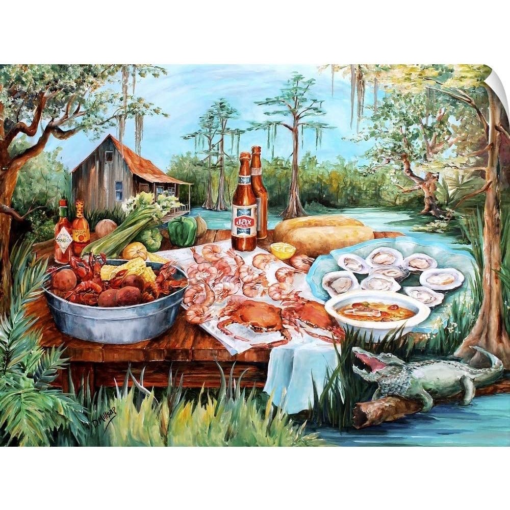 Cajun Cooking Wall Decal งานศิลปะอาหาร