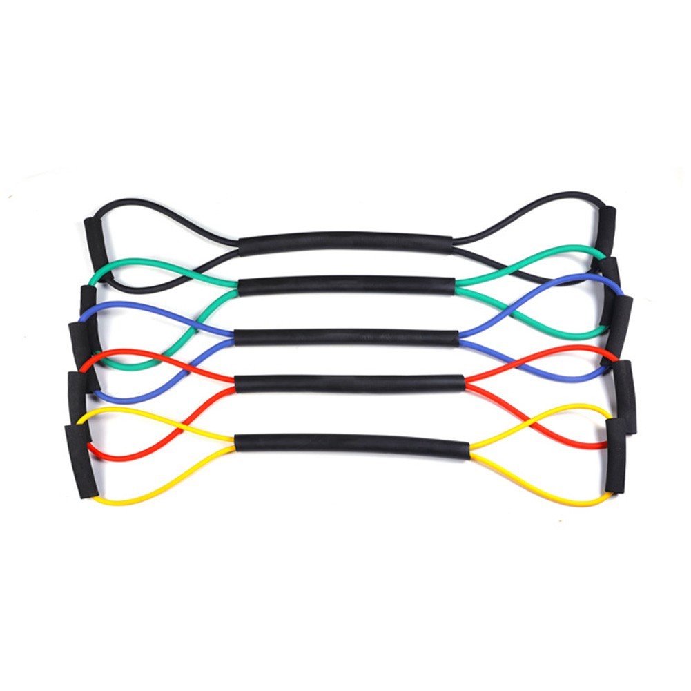 ยางยืดเลข 8 ยางยืดออกกำลังกาย ออกกำลังกายยืดแขนกลับดึงเชือกออกกำลังกาย เชือกโยคะดึงสายรัดไหล่ - รูปที่ 3