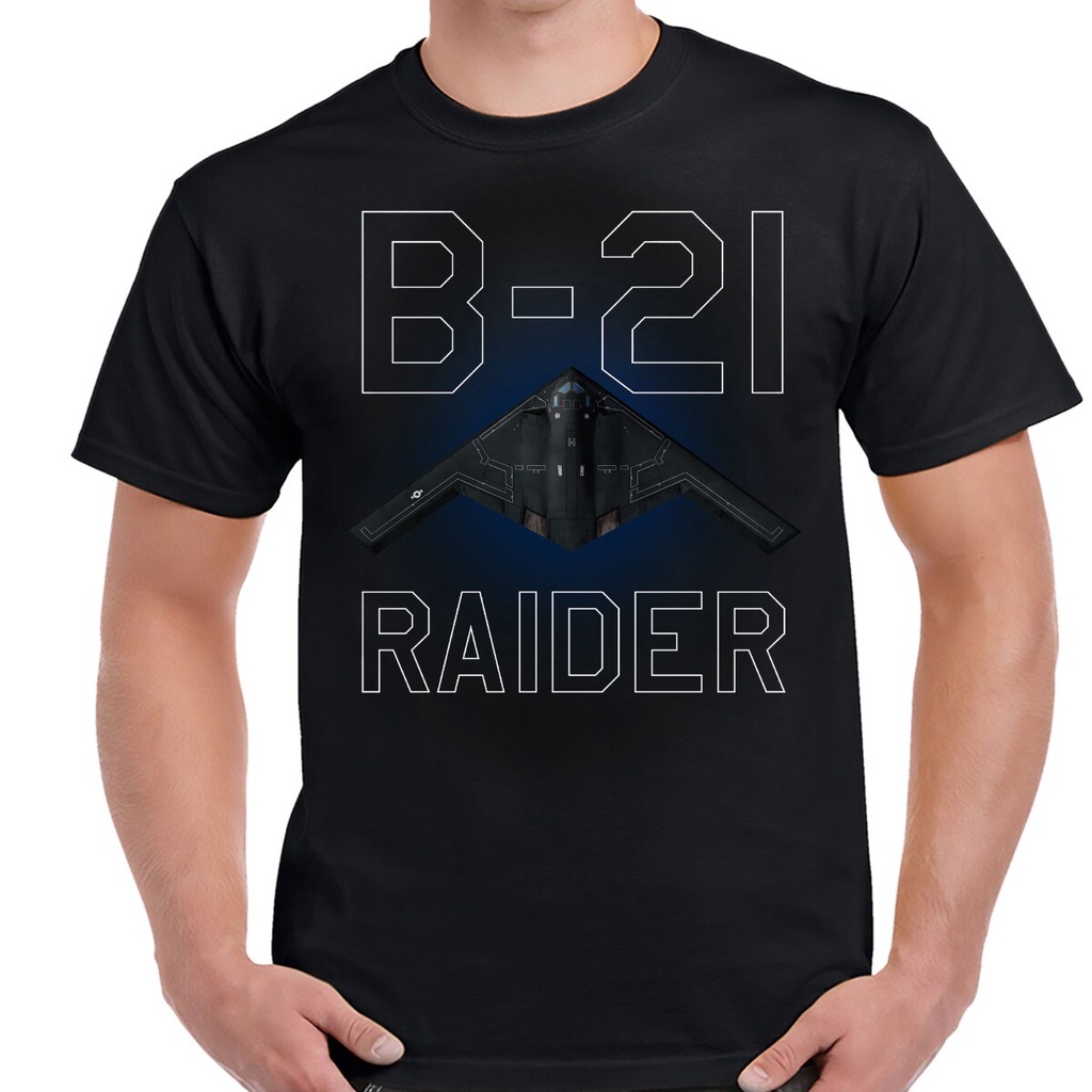 เสื้อยืดผู้ใหญ่ลาย B-21 Raider Stealth Bomber แบบขายร้อนและโดดเด่น