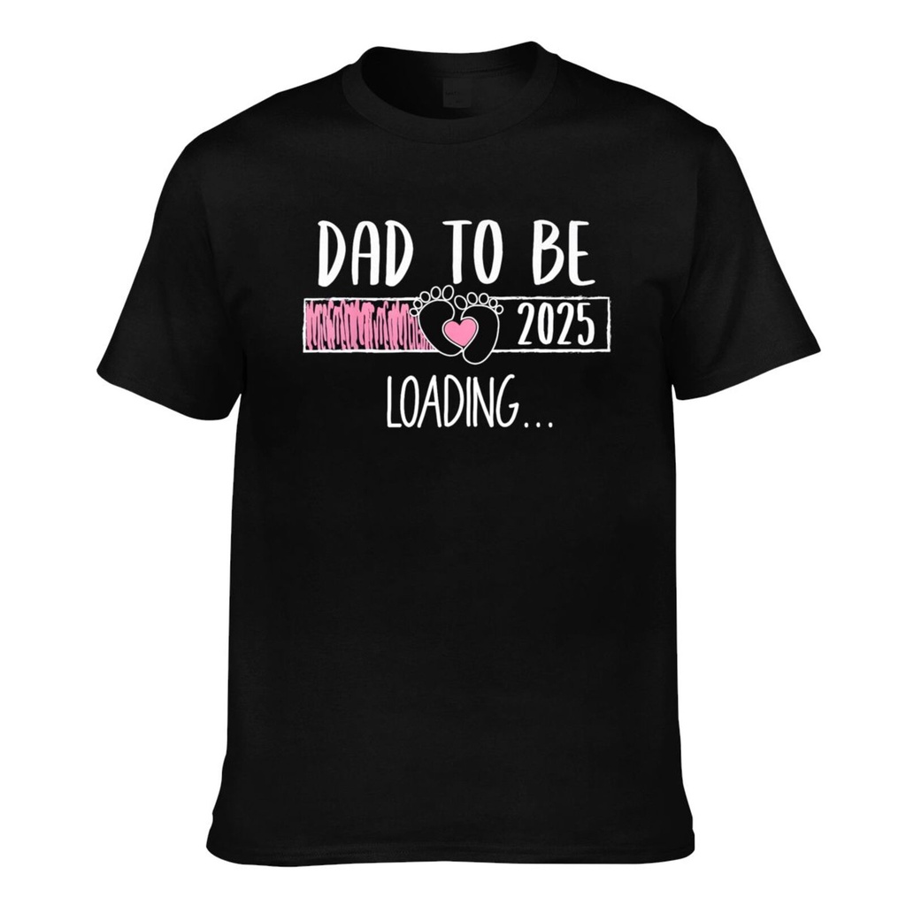 Summer Cool Dad To Be 2025 New Dad 2025 To Be Promoted To Daddy Good Print Tshirt Man