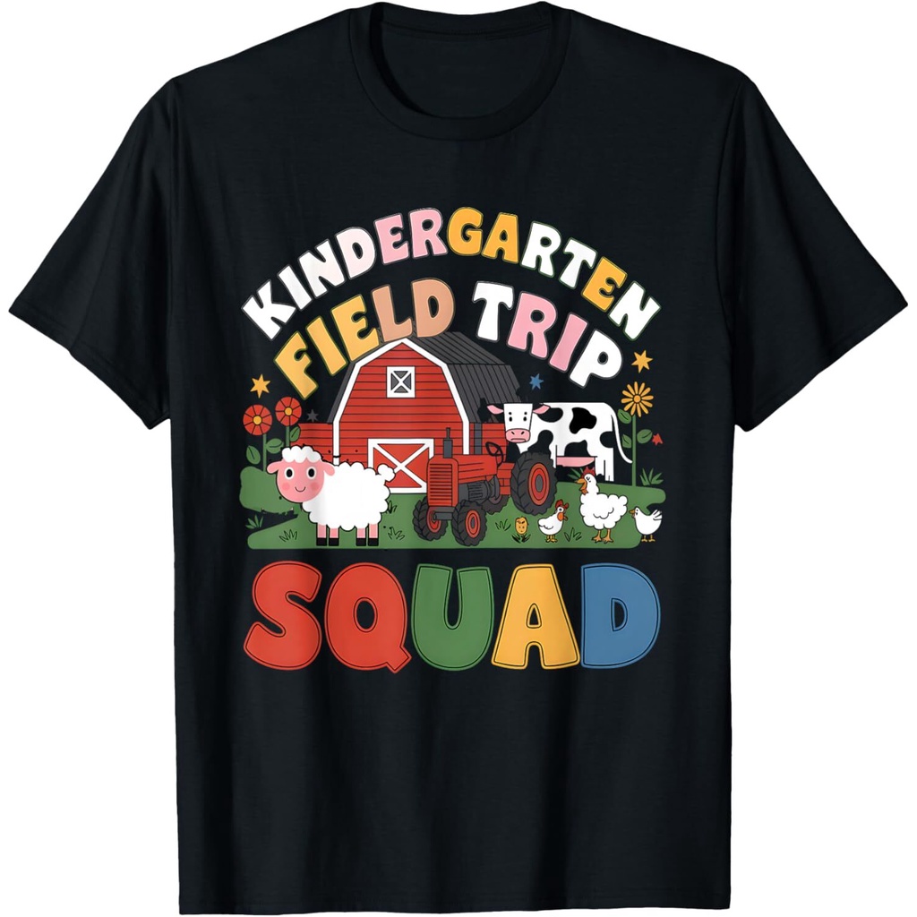โรงเรียนอนุบาล Field Trip Squad เสื้อยืดครูและนักเรียน เซตพร้อมส่ง