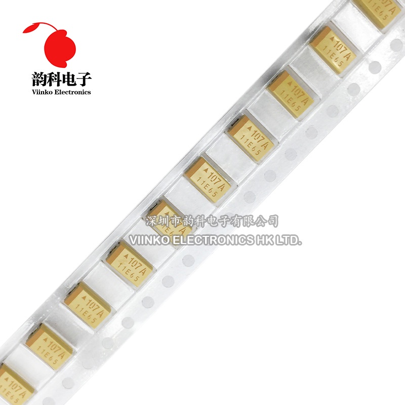 10pcs ประเภท C 68UF 10UF 22UF 47UF 100UF 220UF 330UF Tantalum Capacitor 10V 4V 6.3V 16V 25V 35V 107 