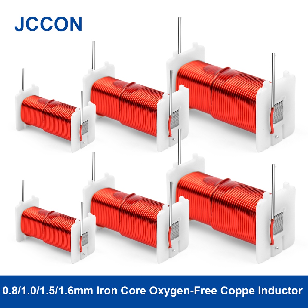 0.81.01.51.6 มม.แกนเหล็กออกซิเจน-ฟรี Coppe Inductor แผ่น Cored ทองแดงขดลวดเหนี่ยวนําความถี่ Divider 