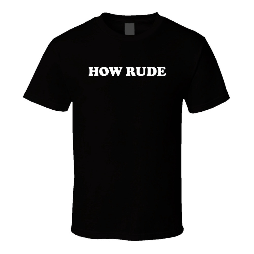 Retro Style 80s 90s Graphic How Rude Full House Quote T Shirt