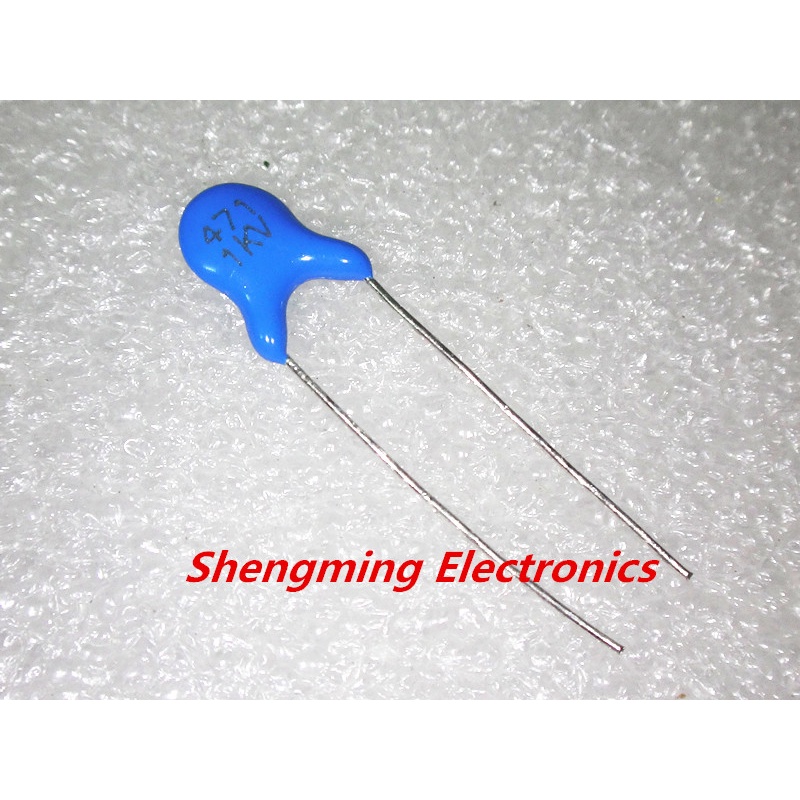 100 ชิ้น 1KV 471K 470PF 1000V ตัวเก็บประจุแผ่นดิสก์เซรามิกแรงดันสูง