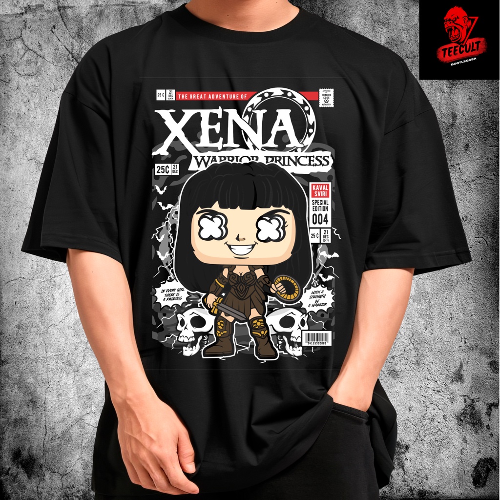 เสื้อยืด Xena Warrior Princess Character จาก Funko Pop สำหรับทุกเพศ