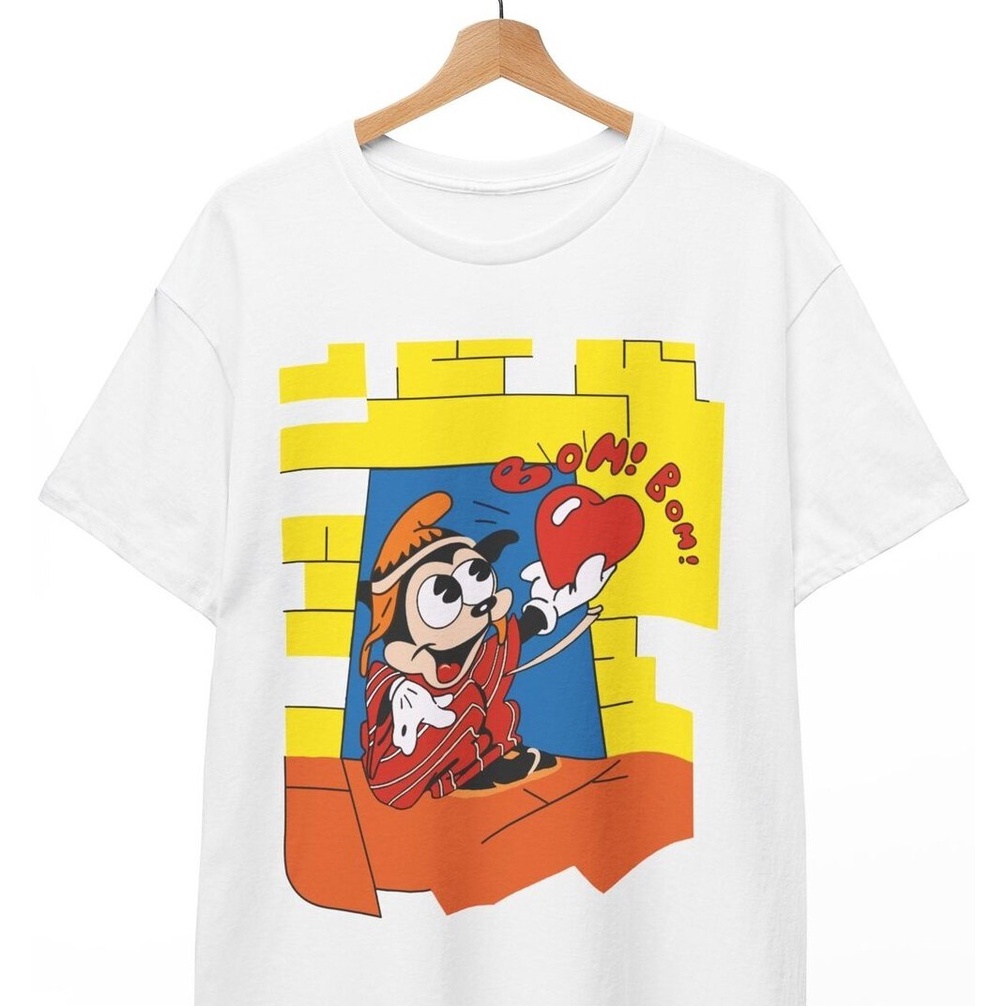 Freddie Mercury/Queen: เสื้อยืด Bimbo และ Bettie Boop เสื้อ Unisex