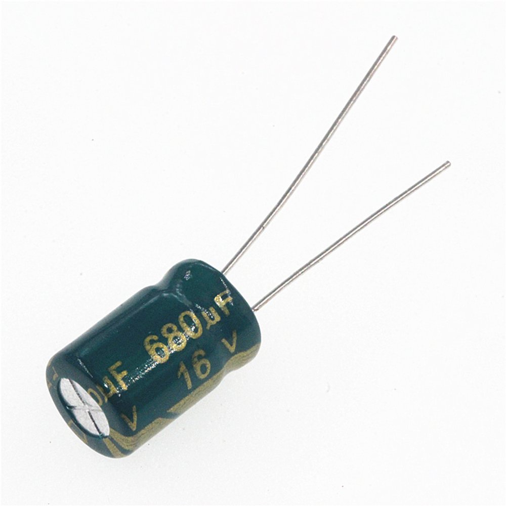 50pcs 680uF 16V 680MFD 16 โวลต์ 8*12 มม.อลูมิเนียม Electrolytic Capacitor Radial 680mf16v 680uf16v 1