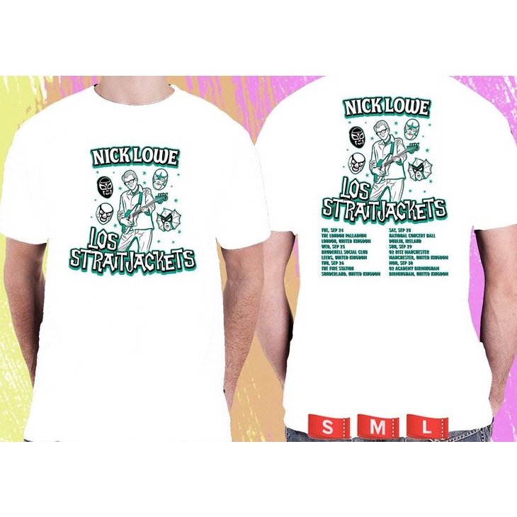 NICK LOWE และ LOS STRAITJACKETS U.KINGDOM TOUR 2024 เสื้อ NICK LOWE TOUR