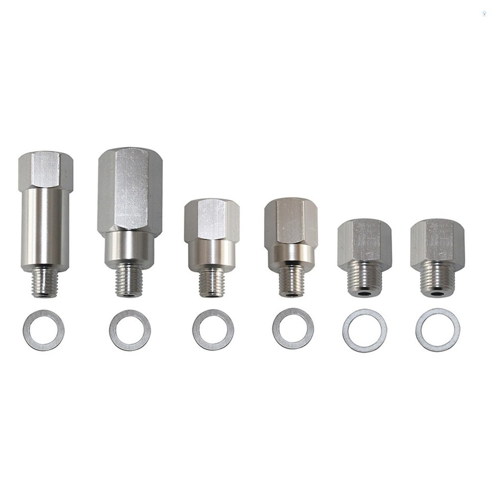 6pcs LS Master ชุดอะแดปเตอร์น้ํามันเครื่อง & Coolant Sensor 1/8 3/8 1/2 NPT LS1 LS3 สําหรับ Chevy Ch