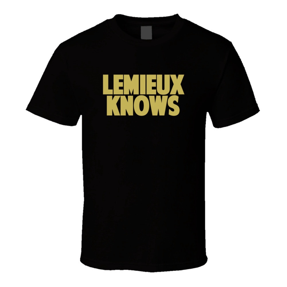 Mario Lemieux Knows Pittsburgh Hockey Player Sports Fan T Shirt