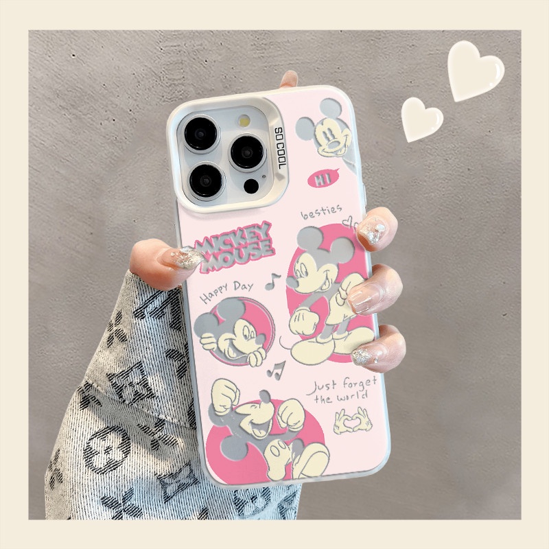 Disney MickeyปลอกสําหรับOppo A58 A11X A5 A2 A55 A53S A57 A16 ค้นหากรณีX5 X6 X7 X8 PRO V23 11 10 PRO 