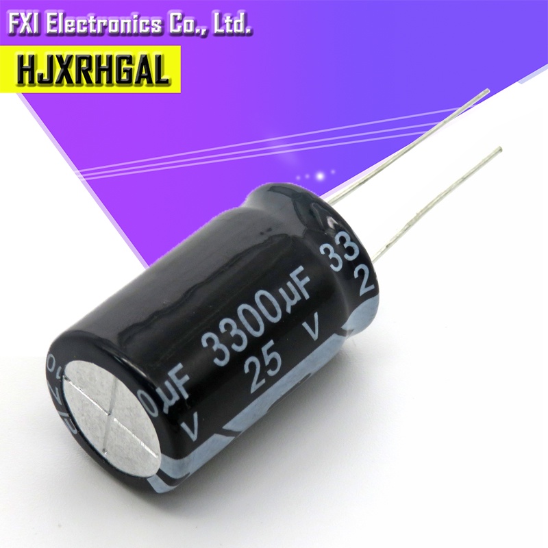 5PCS 25v3300uf 3300uf25v 13*26 25v 3300uf 13x26 Electr Electrolytic capacitor