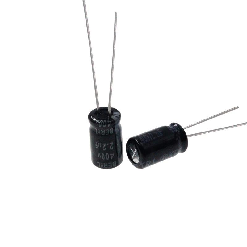 20pcs 400V 2.2uF 400 โวลต์ 2.2MFD อลูมิเนียม Electrolytic Capacitor 6*11 มม. Radial 2.2mf400v 2.2uf4