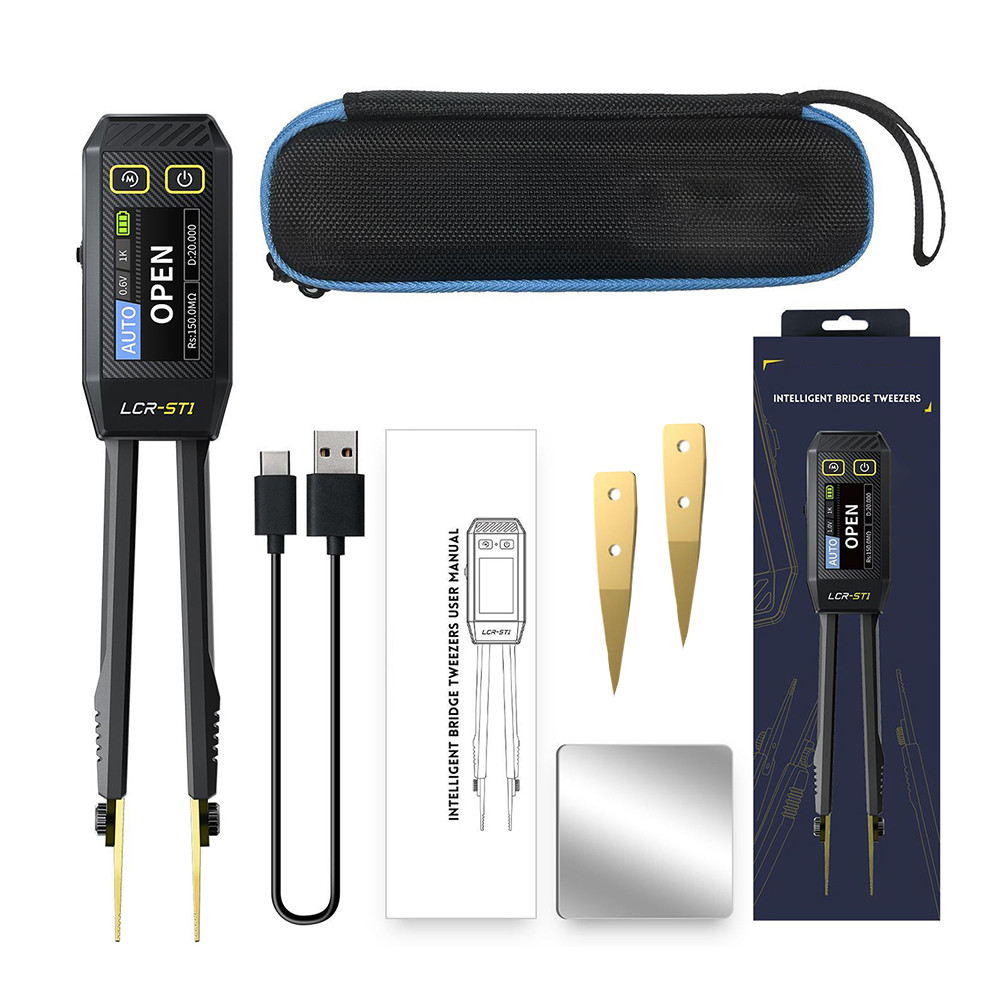 LCR-ST1 Digital BridgeMeter สูงสําหรับ Precision LCR Meter Tweezer อัจฉริยะ