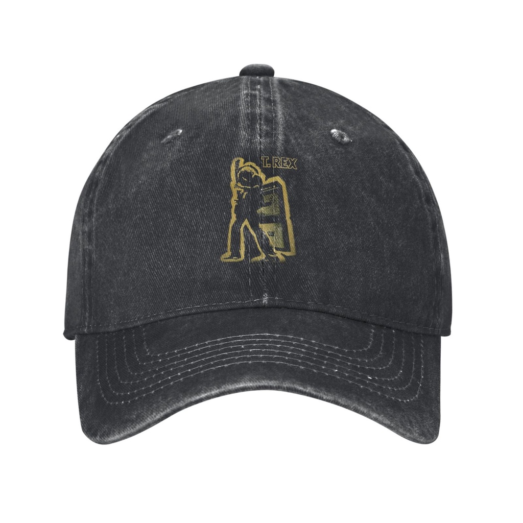ที. Rex Electric Warrior Album Tee Marc Bolan Dino Dines Stylish Adjustable Denim Cap สําหรับทุกโอกา