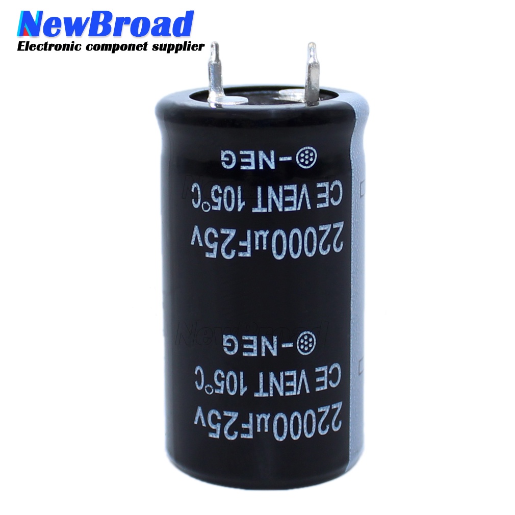 1-5PCS วัวเท้า Electrolytic Capacitor สําหรับเครื่องขยายเสียง 25V 35V 63V 100V 2200UF 3300UF 6800UF 