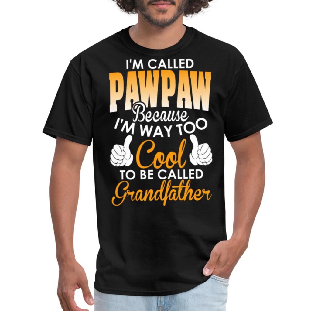 Retro Style 80s 90s Graphic Called Pawpaw Too Cool สําหรับเสื้อยืดชายคุณปู่