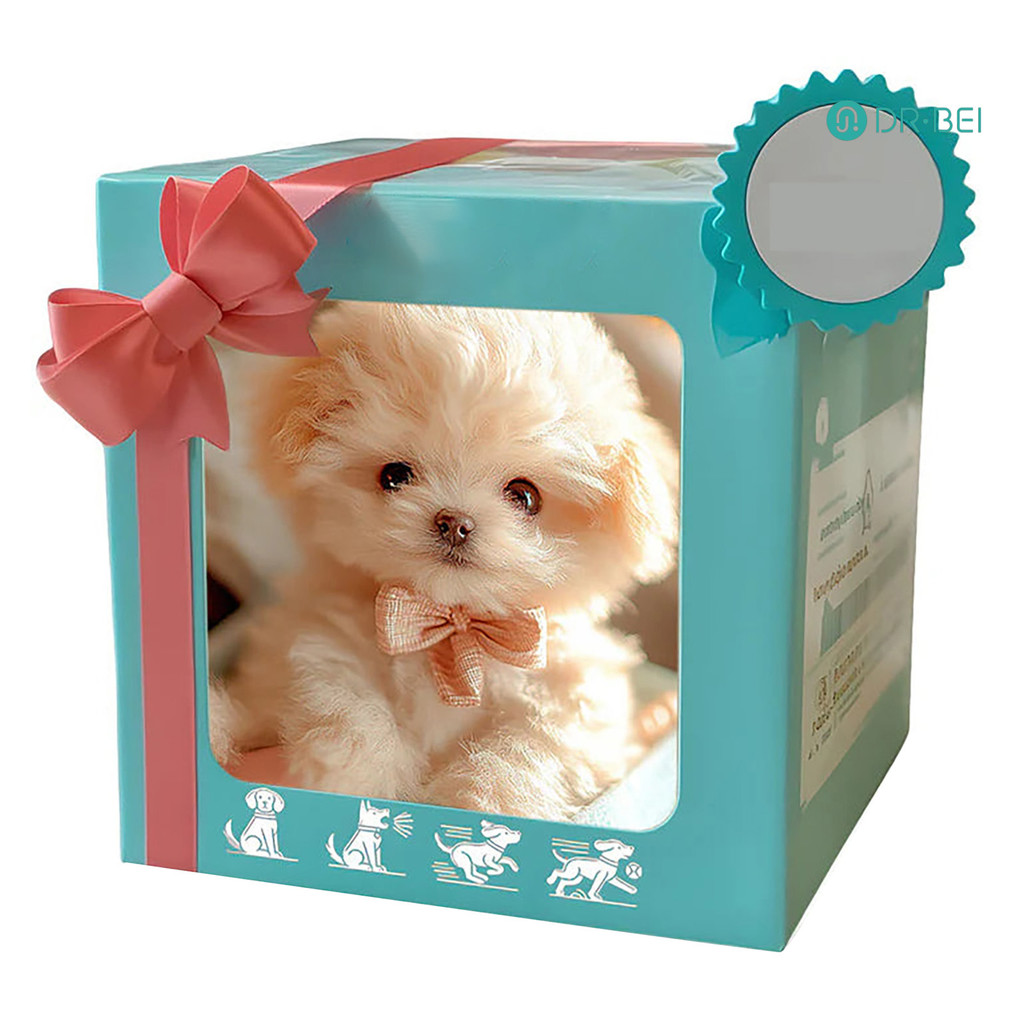 ดร.เบอิ หุ่นยนต์สุนัขไฟฟ้าสัตว์เลี้ยงสมจริงปุยลูกสุนัขหุ่นยนต์ของเล่นแบบโต้ตอบสุนัขเดินเห่าหางกระดิกชอบสุนัขจริงสําหรับเด็กผู้ใหญ่ของขวั - รูปที่ 3