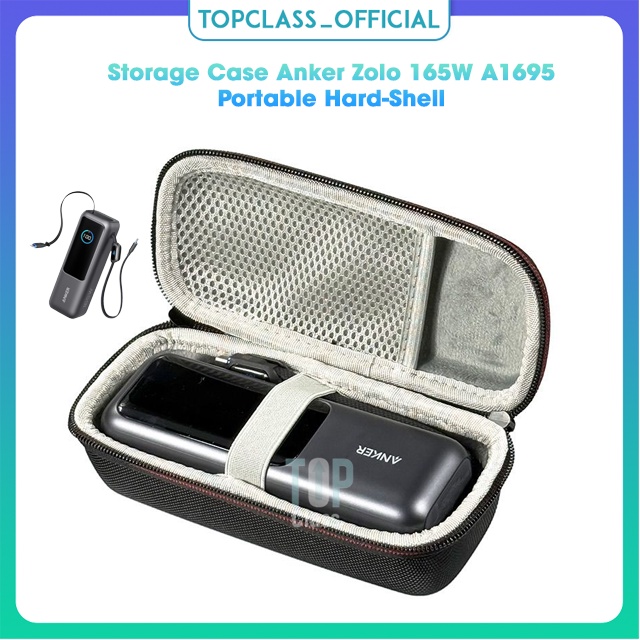 กล่องเก็บของ Anker Zolo 165W A1695 สําหรับ Power Bank 25000mAh – เปลือกแข็งแบบพกพา