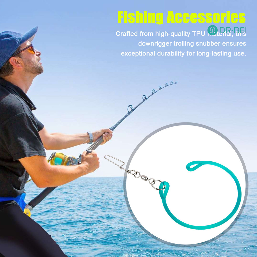 DR.BEI ตกปลา Downrigger น้ําหนัก Snubber พร้อม Release Snap Weights คลิปการออกแบบขนาดกะทัดรัดแบบพกพา