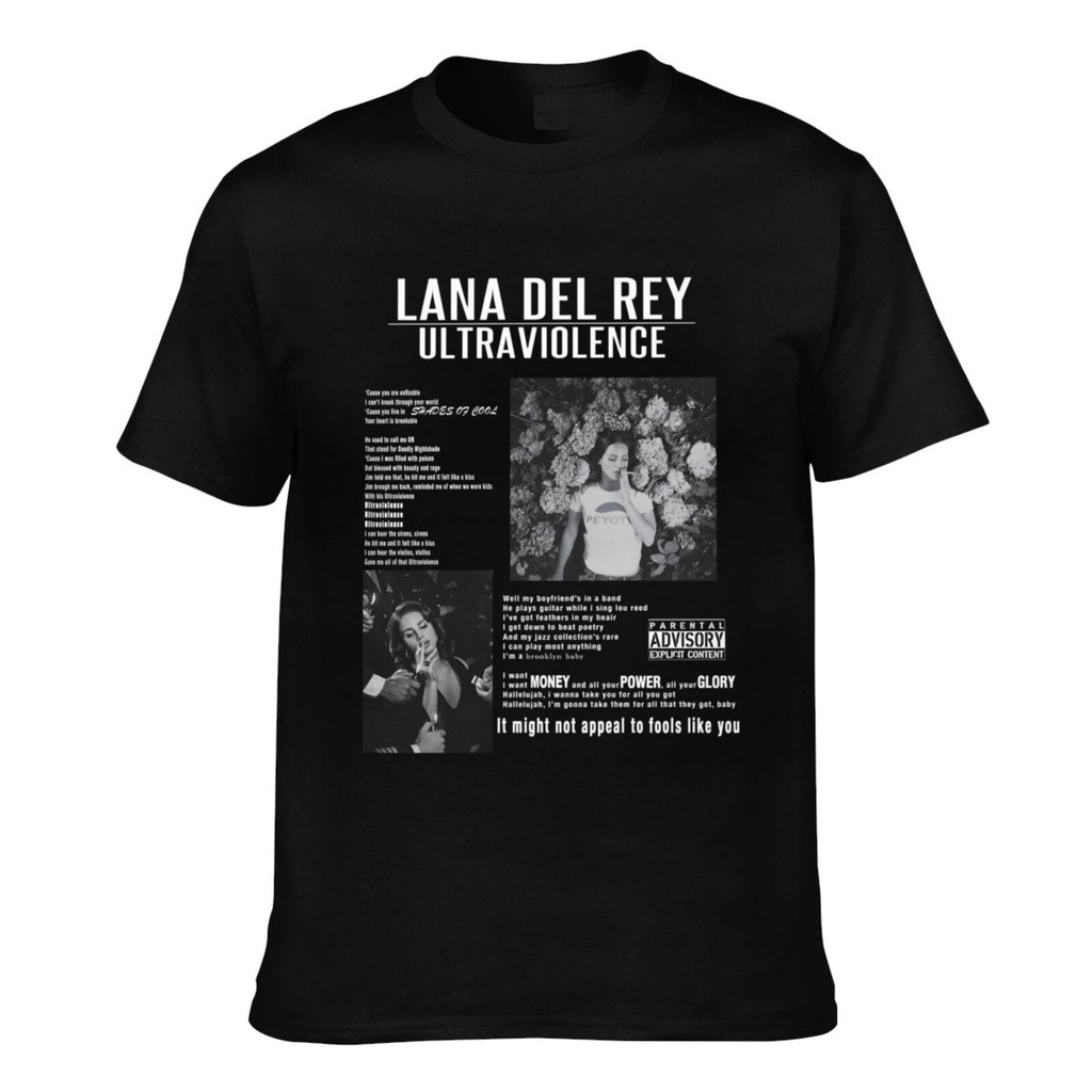 สไตล์ใหม่ Lana Del Rey Ultraviolence Good พิมพ์เสื้อยืดสําหรับชาย