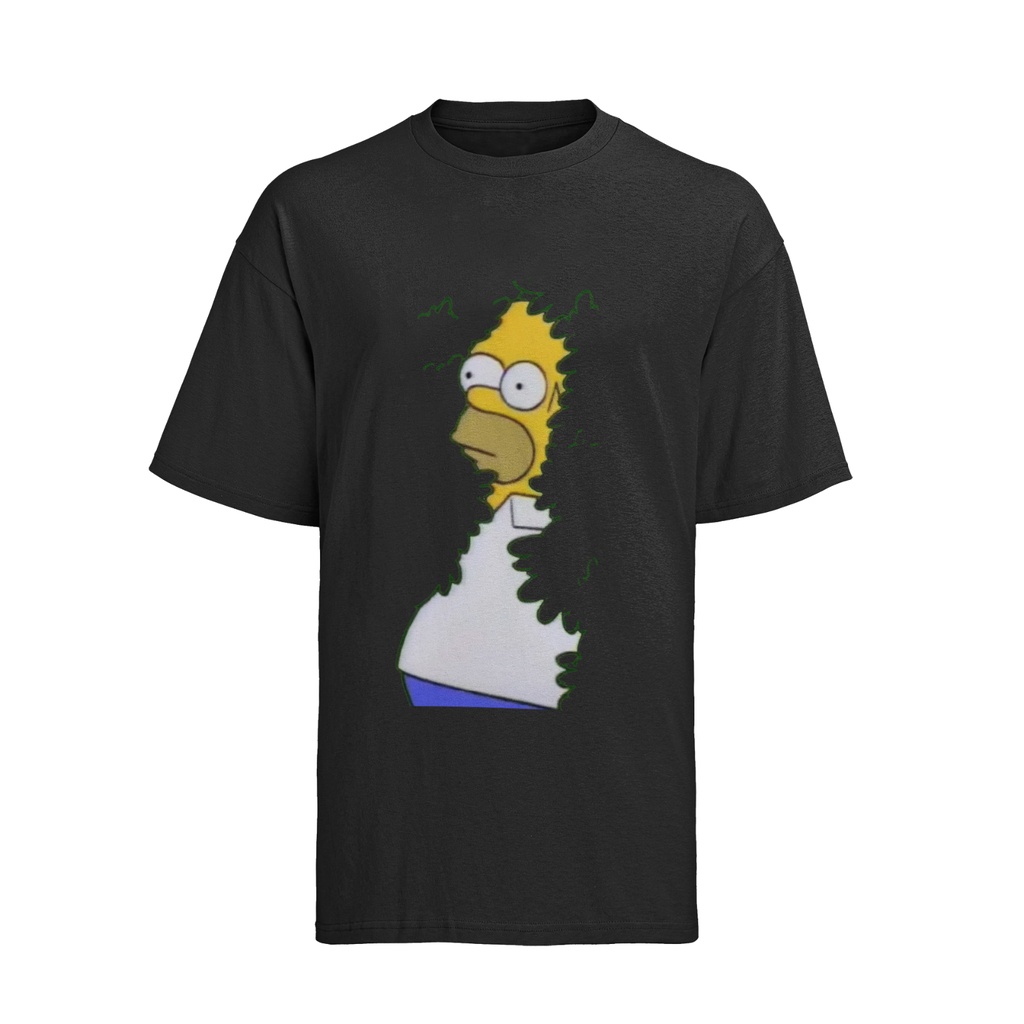 บุรุษเสื้อยืดผ้าฝ้ายอินทรีย์ Duff เบียร์ Simpson ล้อเลียน Homer Simpson