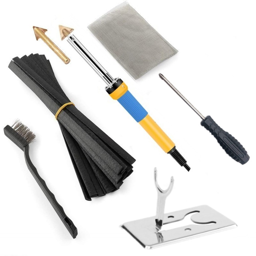 ⭐ฟิเวนสตาร์⭐เหล็กเชื่อมพลาสติก 80 วัตต์ TPO TEO PP Rod Mesh Auto Car กันชนเครื่องเชื่อมซ่อม