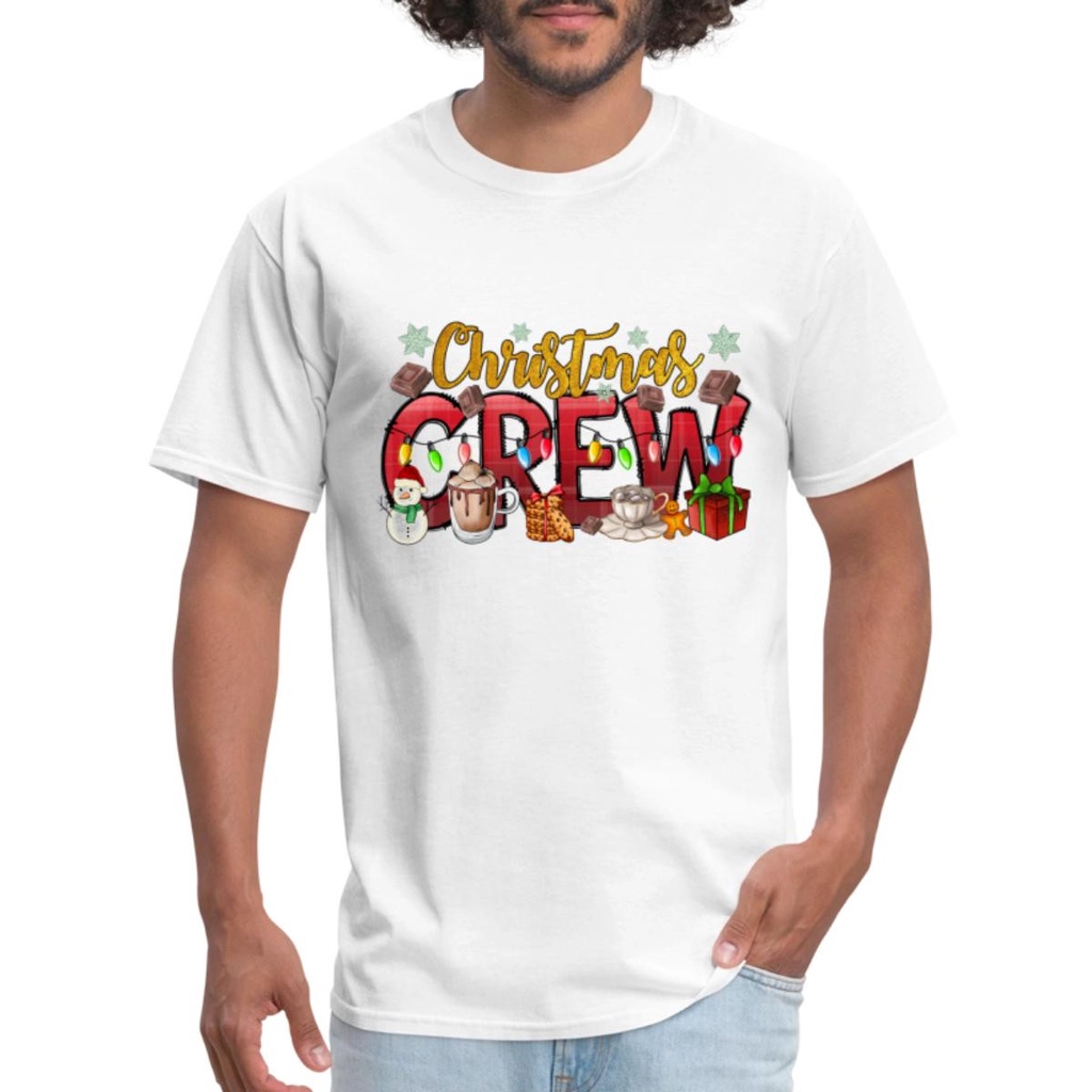 Retro Style 80s 90s Graphic Christmas Crew Team Family Design Mens T-Shirt